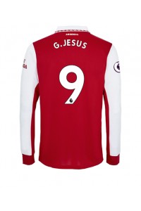 Arsenal Gabriel Jesus #9 Fotballdrakt Hjemme Klær 2022-23 Lange ermer
